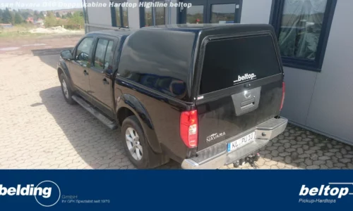 Hardtop Nissan Navara D40 double cab pickup beltop highline